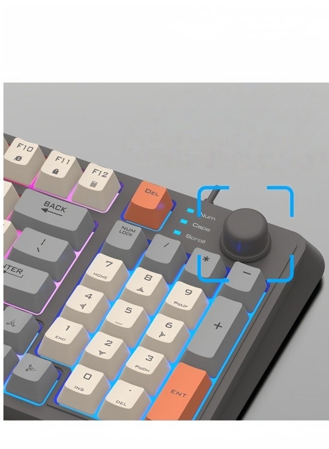 زونفوكس مجموعة ألعاب RGB مع ماوس ولوحة مفاتيح بتصميم عصري - Image 4